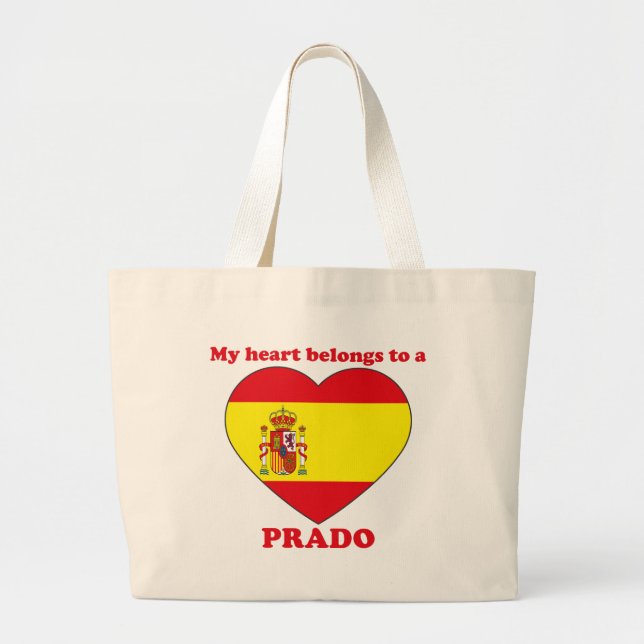 Prado Jumbo Stoffbeutel (Vorne)
