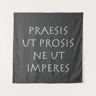 Praesis ut prosis ne ut imperntuis wandteppich