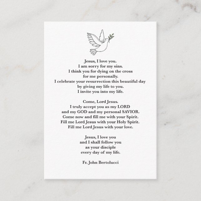 Praetkarte Begleitkarte (Vorderseite)