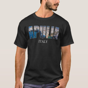 Präfektur Apulien Italien Stadt Apulien Vintag Ita T-Shirt