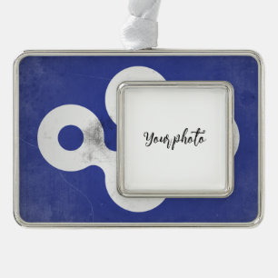 Präfektur Osaka Rahmen-Ornament Silber