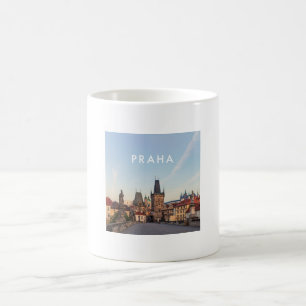 Prag 006E - Charles-Brücken-Morgen Kaffeetasse