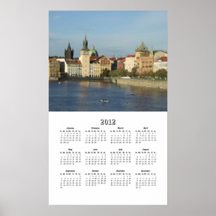 Prag 2012 Ein-Seiten-Kalender Poster