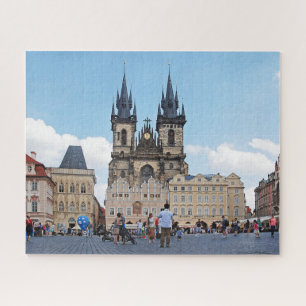 Prag. Alter Rathausplatz und Tyn Kirche Puzzle