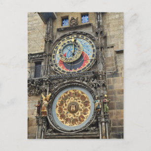 Prag Astronomische Uhr nahe Sicht nach Karte