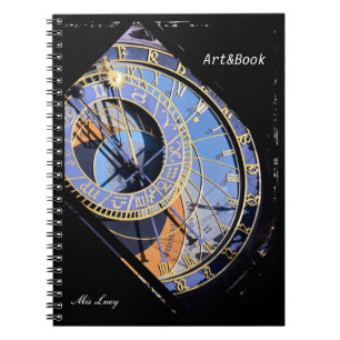 Prag, Astronomische Uhr, Tschechische Kunst (Noteb Notizblock