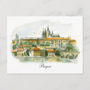 Prag Burg Postkarte
