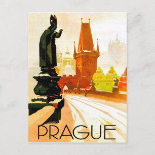 Prag, Denkmal des Papstes, Tschechische Republik Postkarte
