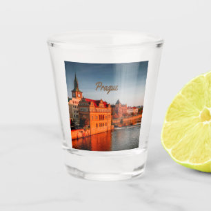 Prag Hauptstadt der Tschechischen Republik Schnapsglas