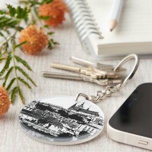 Prag, historische Stadt, Schloss - tschechische Schlüsselanhänger