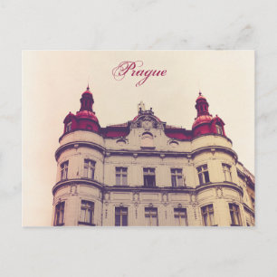 Prag im Vintage-Stil Postkarte