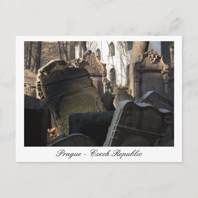 Prag, jüdischer Friedhof, Altstadt / Tschechien Postkarte (Vorderseite)