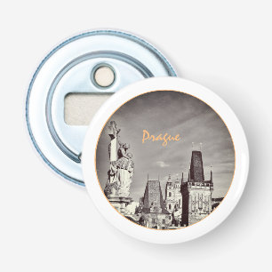 Prag & Karlsbrücke, Christus, Schloss / Tschechie Flaschenöffner