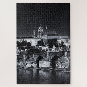 Prag, Karlsbrücke und Schloss / Tschechien Puzzle