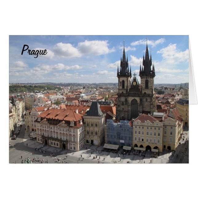 Prag-Karte (Vorderseite (Horizontal))