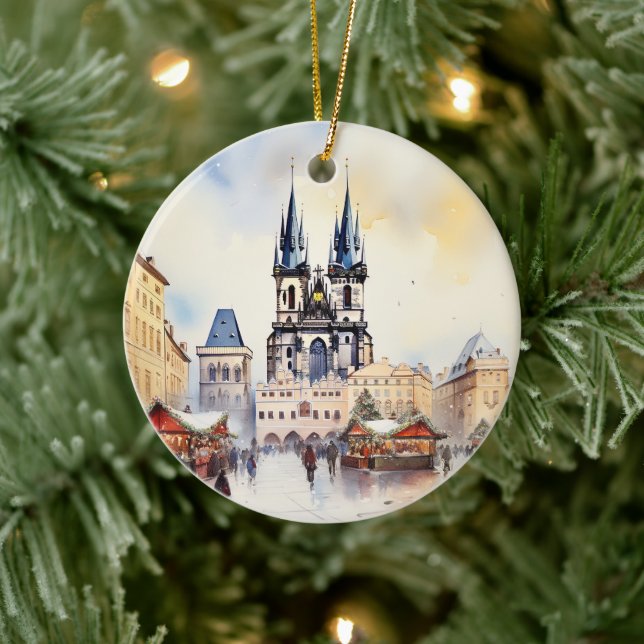 Prag Keramik Ornament (Baum)