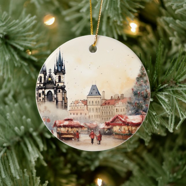 Prag Keramik Ornament (Baum)