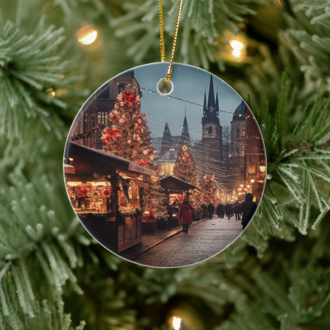 Prag Keramik Ornament (Baum)