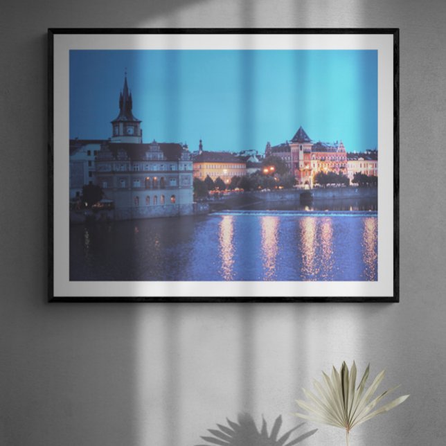 Prag Night Fine Art Fotografy Print Poster (Von Creator hochgeladen)