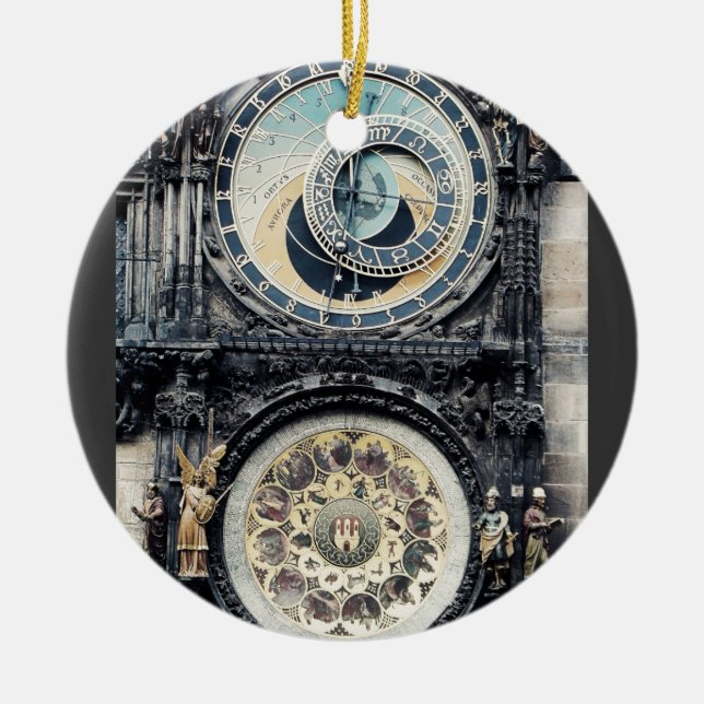 Prag Orloj Keramikornament (Vorne)