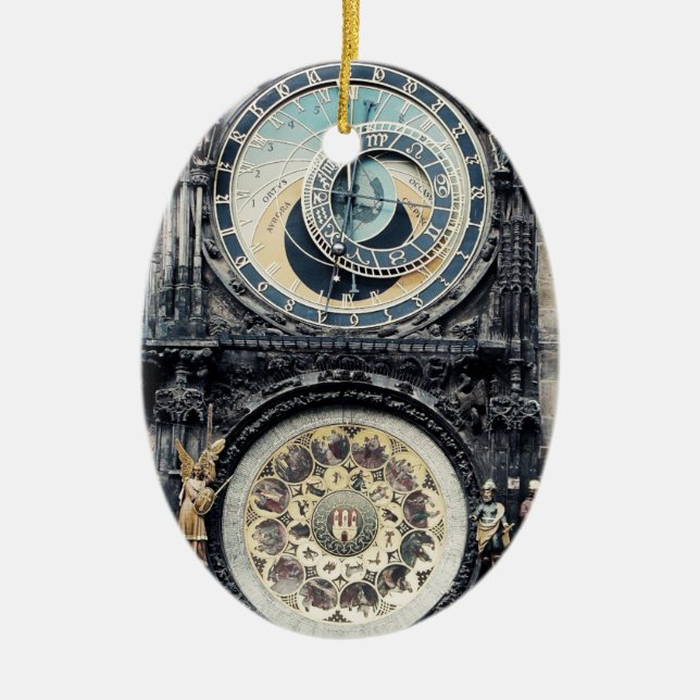 Prag Orloj Keramikornament (Vorne)