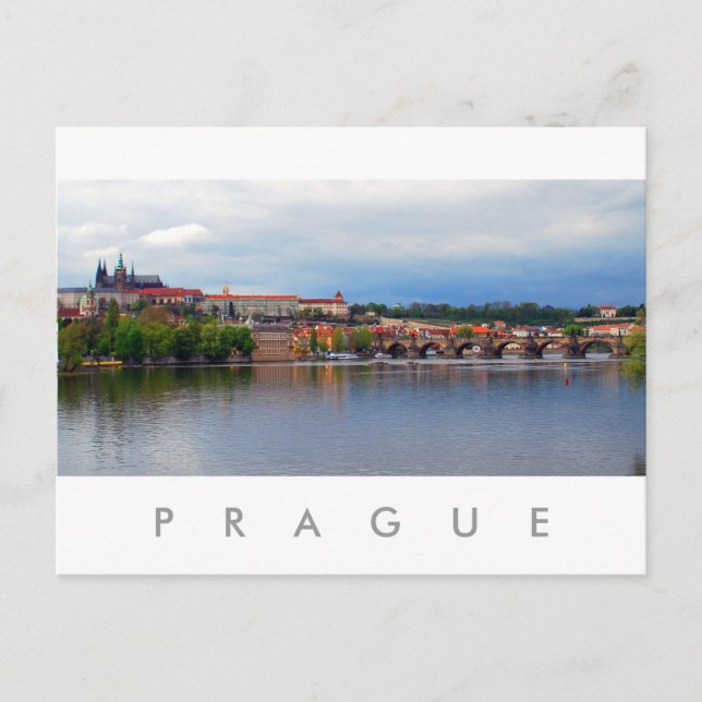 Prag Postkarte (Vorderseite)