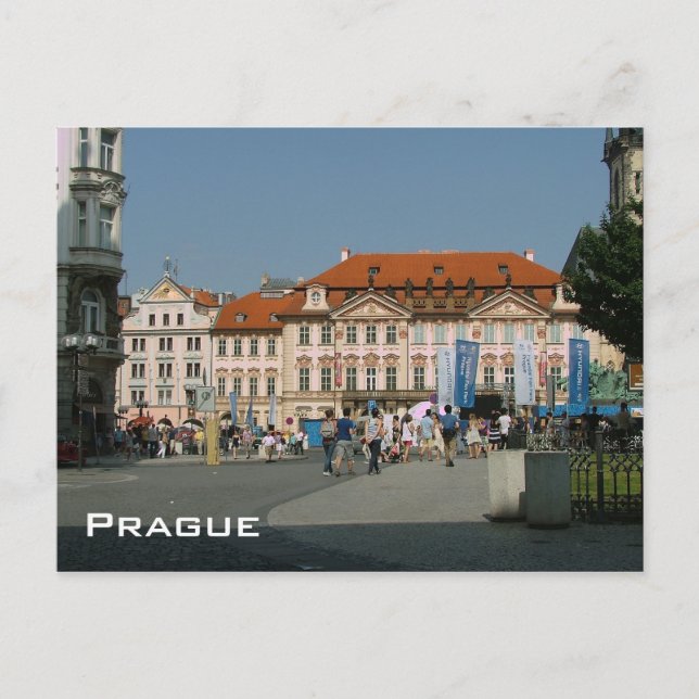 Prag Postkarte (Vorderseite)