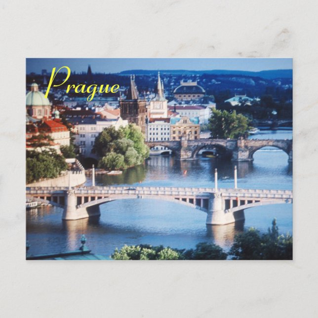 Prag Postkarte (Vorderseite)