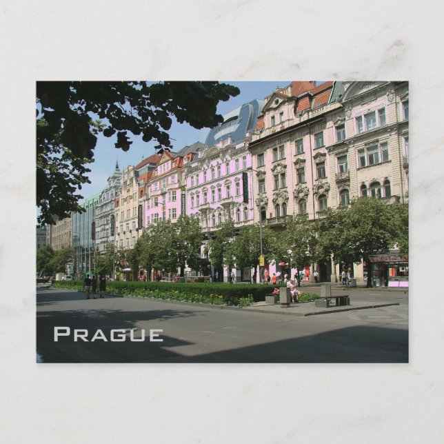 Prag Postkarte (Vorderseite)