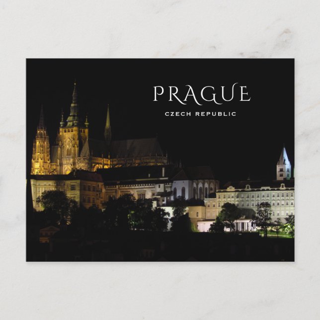 Prag Postkarte (Vorderseite)