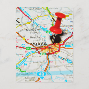 Prag, Praha, Tschechische Republik Postkarte