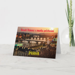 Prag (Praha) Weihnachtskarte Karte
