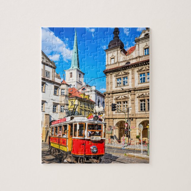 Prag-Puzzlespiel, Tschechische Republik Puzzle (Vertikal)