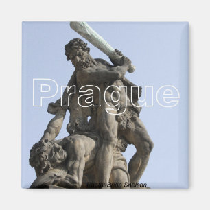 Prag-Reise-Foto-Andenken-Kühlschrankmagnet Magnet