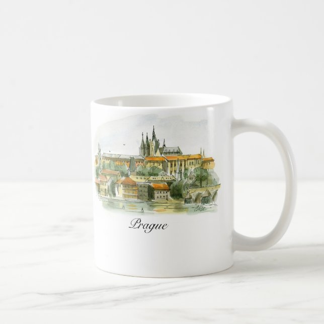 Prag-Schloss-Tasse Tasse (Rechts)