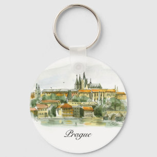 Prag-Schlossschlüsselkette Schlüsselanhänger