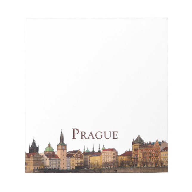 Prag: Skyline der Altstadt Notizblock (Vorderseite)