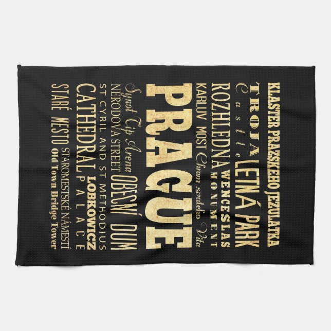 Prag-Stadt der Tschechische Handtuch (Horizontal)