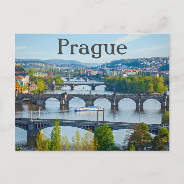 Prag Stadt Tschechien Postkarte (Vorderseite)