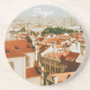 Prag Stadtansicht Souvenir Getränkeuntersetzer