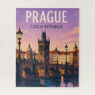 Prag Tschechien Altstadt Burg Stadtansicht Puzzle