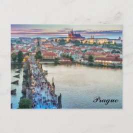 Prag Tschechien Charles Bridge Travel Foto Postkarte