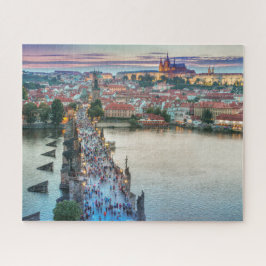 Prag Tschechien Charles Bridge Travel Foto Puzzle