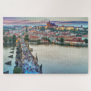 Prag Tschechien Charles Bridge Travel Foto Puzzle
