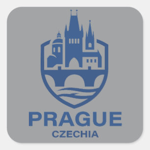 Prag Tschechien Europa Quadratischer Aufkleber