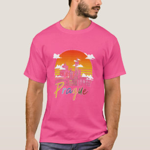 Prag Tschechien Europa Tschechoslowakei Tourismus T-Shirt