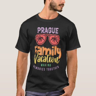 Prag Tschechien Familienurlaub passend T-Shirt