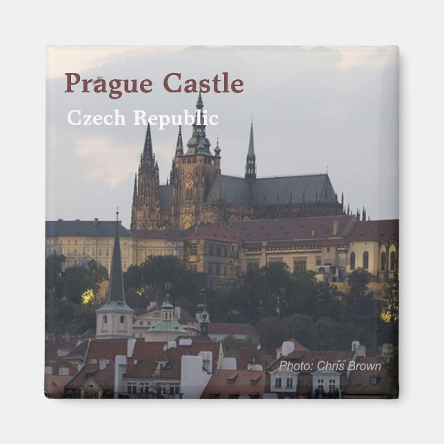 Prag Tschechien Foto Souvenir Magnet (Vorne)
