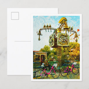 Prag Tschechien Schöne Stadt mit Ölgemälden Postkarte