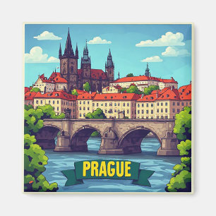 🧲 Prag Tschechien Urlaub Andenken Für Rei Magnet